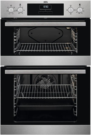 AEG DEX33111EM Built-In Double Electric Oven - Stainless Steel